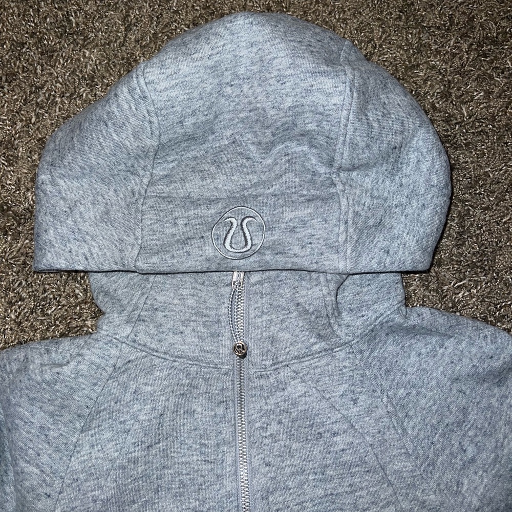 Gray lululemon scuba jacket Size 4